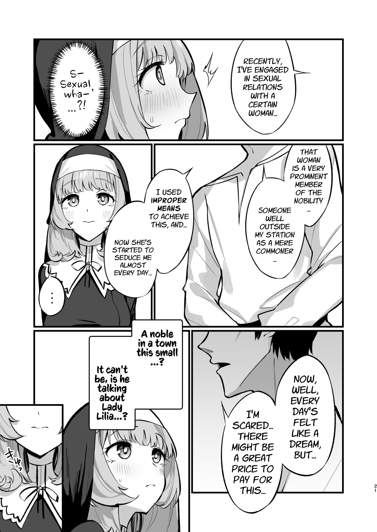 Hentai Manga Comic-A Sister's Absolute Defeat: Until an Innocent Nun Enters Heat and Indulges in Passionate Mating Sex-Read-20